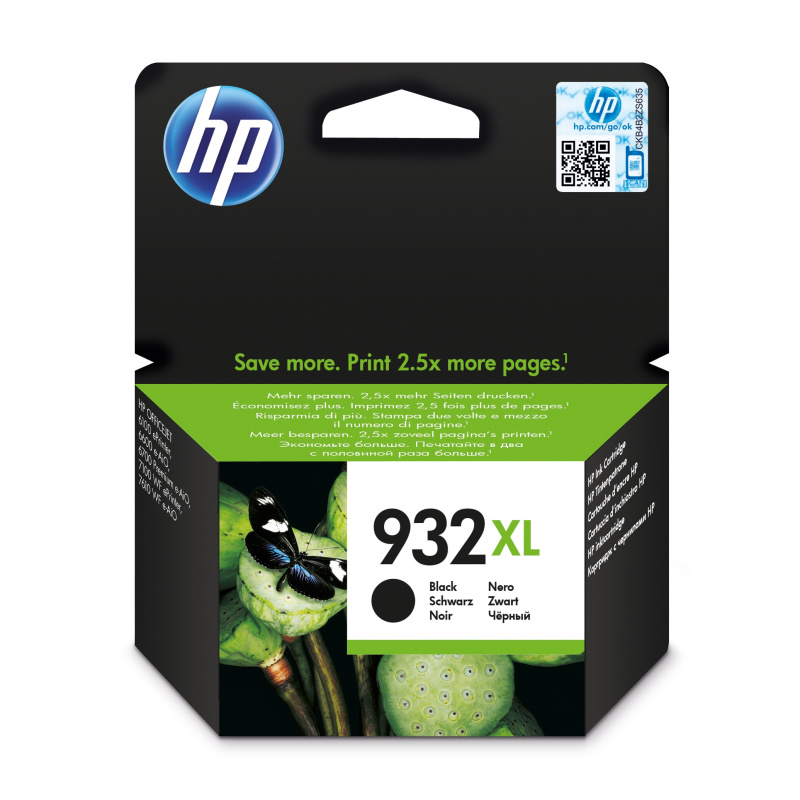 HP 932XL cartouche d'encre noir grande capacité authentique