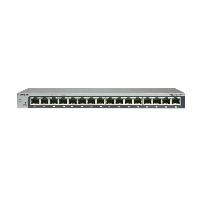 NETGEAR GS116 Non-géré Gigabit Ethernet (10/100/1000) Gris