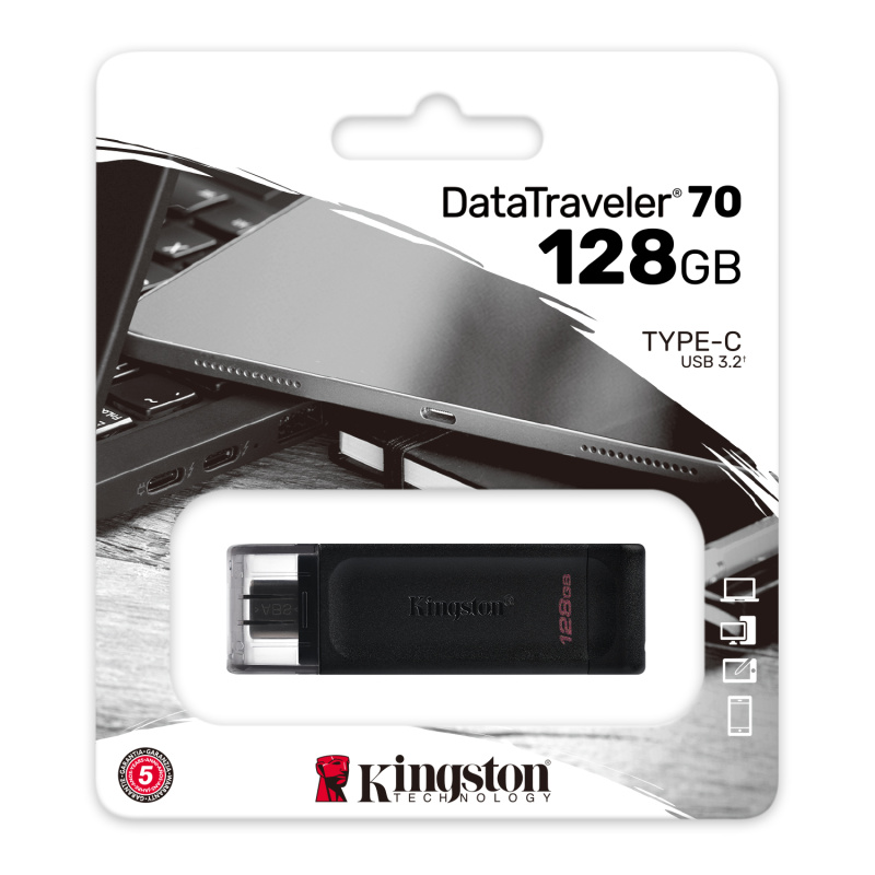 Kingston Technology DataTraveler 128Go USB-C 3.2 Gen 1 70