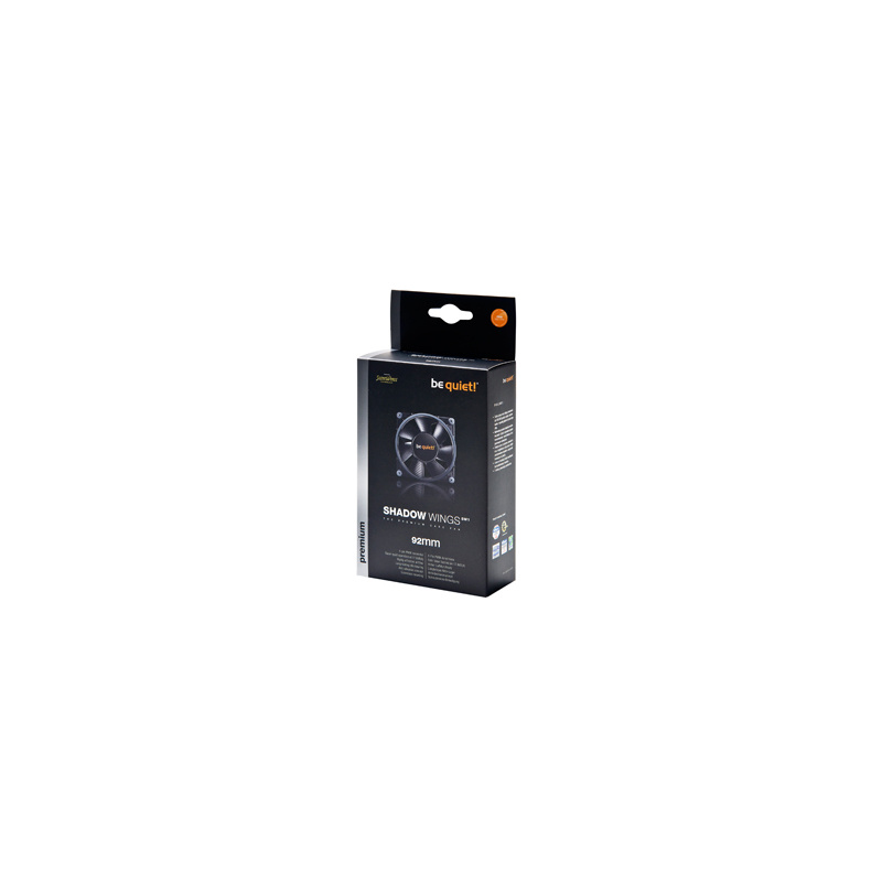 be quiet! SHADOW WINGS SW1 92mm MS Boitier PC Ventilateur 9,2 cm Noir