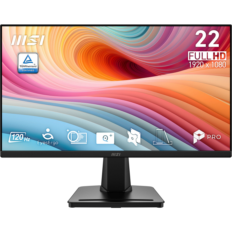 MSI PRO MP225 E12VL écran plat de PC 54,5 cm (21.4") 1920 x 1080 pixels Full HD Noir