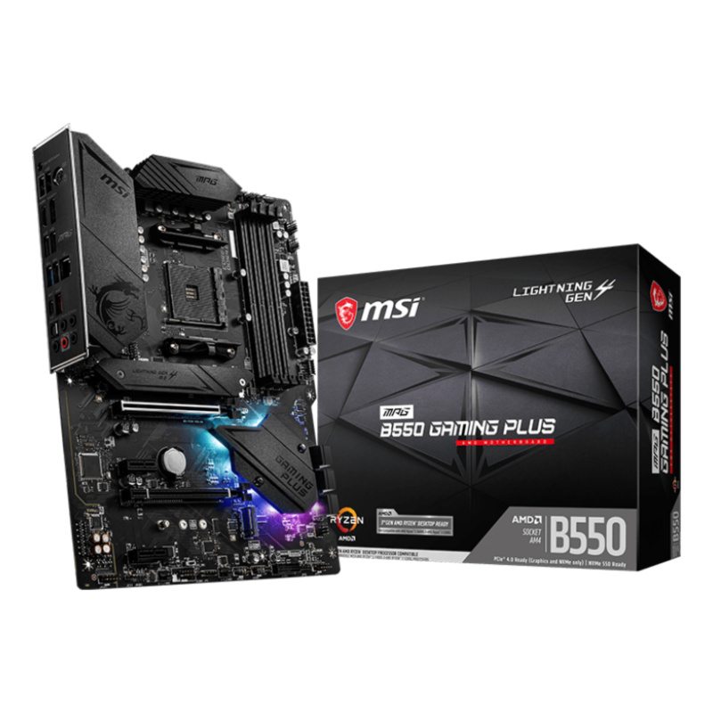 MSI MPG B550 Gaming Plus AMD B550 Emplacement AM4 ATX