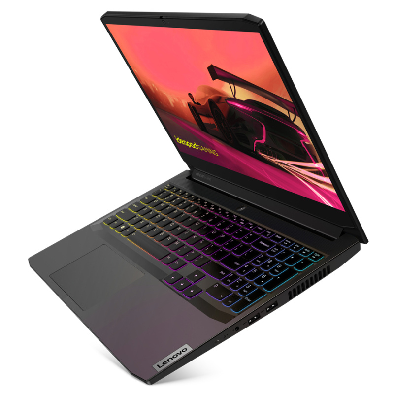 Lenovo IdeaPad Gaming 3 15ACH6 AMD Ryzen™ 7 5800H Ordinateur portable 39,6 cm (15.6") Full HD 16 Go DDR4-SDRAM 512 Go SSD NVIDIA GeForce RTX 3060 Wi-Fi 6 (802.11ax) Windows 10 Home Français Noir