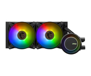 MSI MAG CORELIQUID E240 système de refroidissement d’ordinateur Carte-mère, Processeur Kit de refroidissement du liquide 12 cm Noir