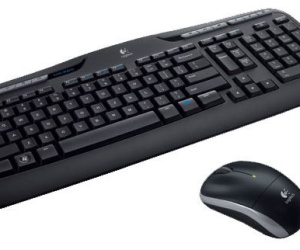 Logitech Wireless Combo MK330 clavier Souris incluse USB AZERTY Français Noir