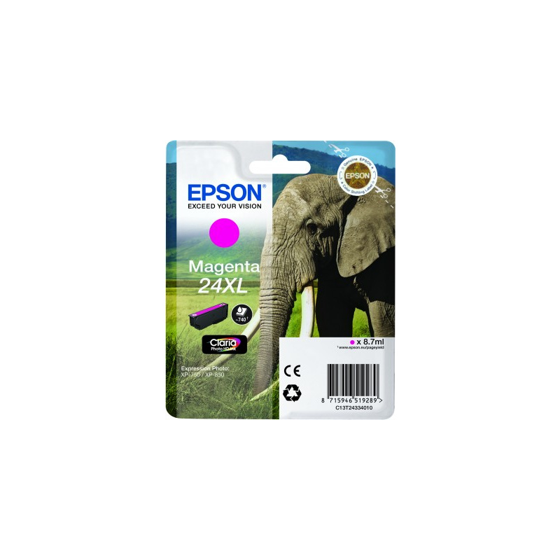 Epson Elephant Cartouche "Eléphant" - Encre Claria Photo HD M (XL)