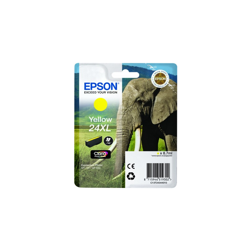 Epson Elephant Cartouche "Eléphant" - Encre Claria Photo HD J (XL)