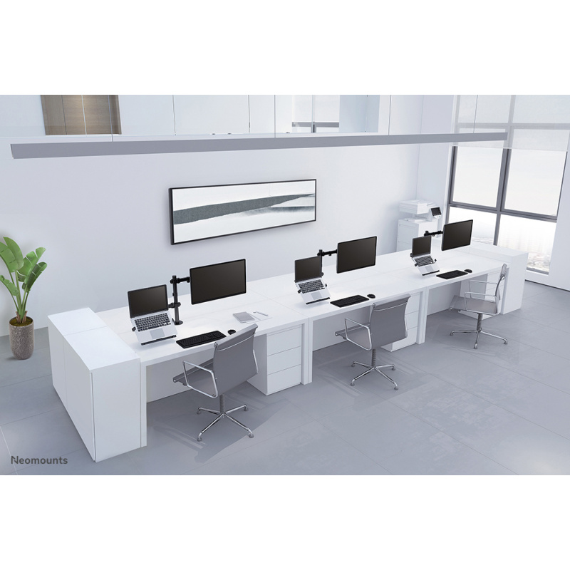 Neomounts FPMA-D550NOTEBOOK Support d'écran à fixer avec support pour ordinateur portable 10-32"