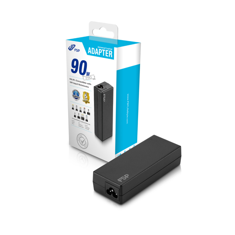 FSP NB PRO adaptateur de puissance & onduleur Intérieure 90 W Noir