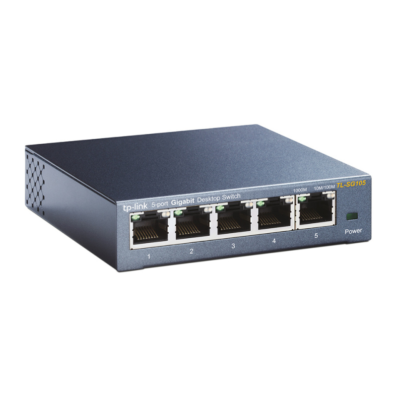 TP-Link TL-SG105 Non-géré Gigabit Ethernet (10/100/1000) Noir