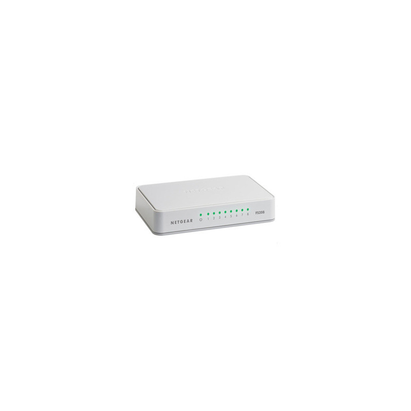 NETGEAR FS208 Non-géré Blanc