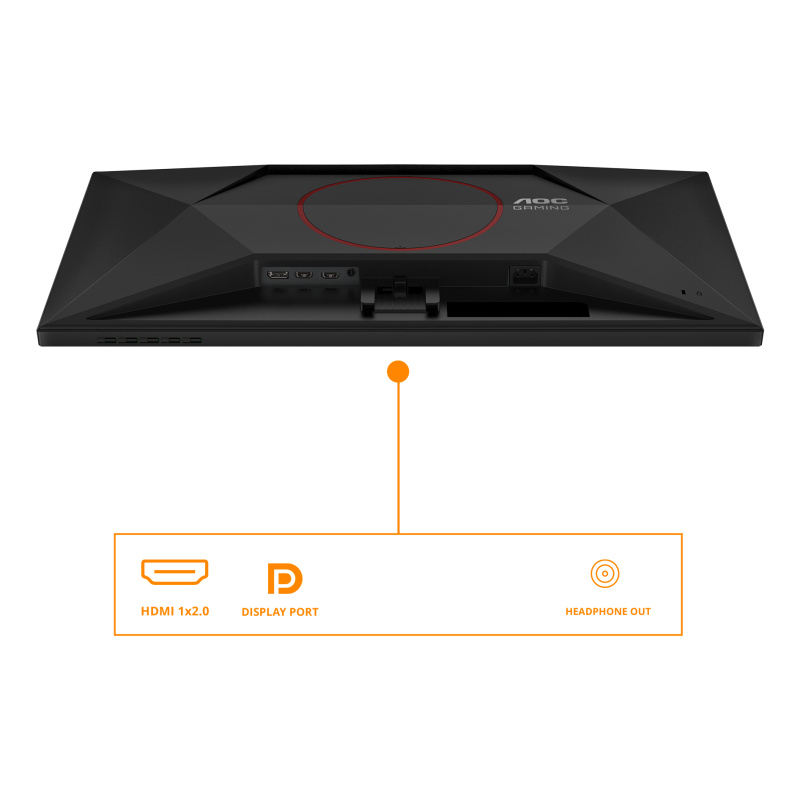 AOC G4 Q27G42ZE écran plat de PC 68,6 cm (27") 2560 x 1440 pixels Quad HD LCD Noir, Rouge