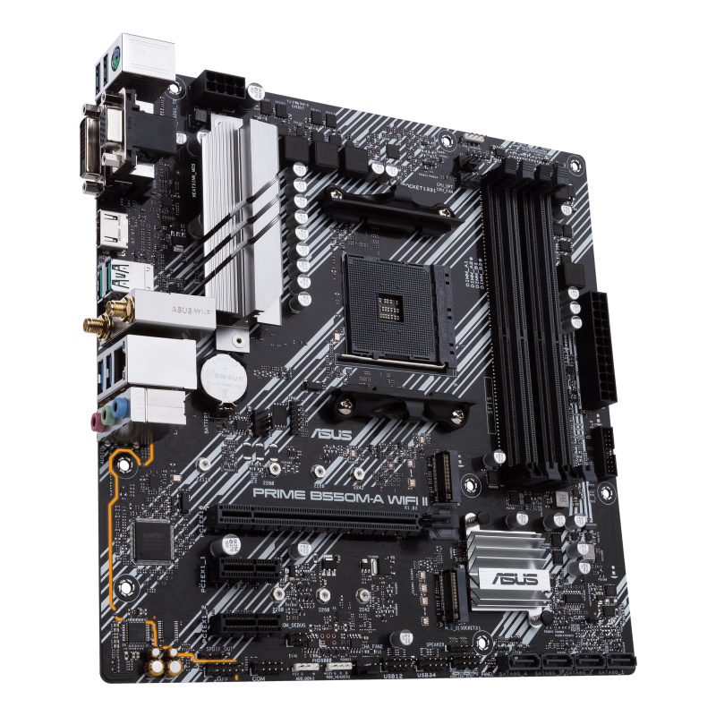 ASUS PRIME B550M-A WIFI II AMD B550 Emplacement AM4 micro ATX
