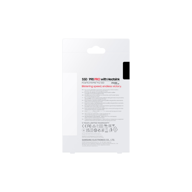Samsung 990 Pro 4 To M.2 PCI Express 4.0 NVMe V-NAND TLC