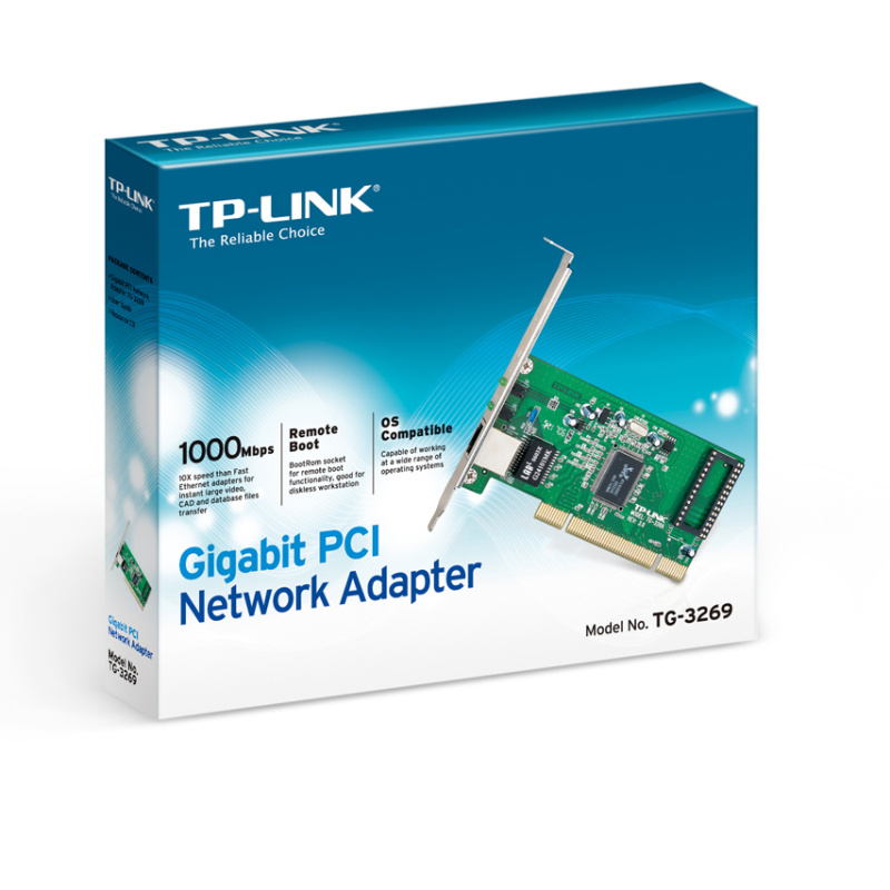 TP-Link TG-3269 carte réseau Interne Ethernet 1000 Mbit/s