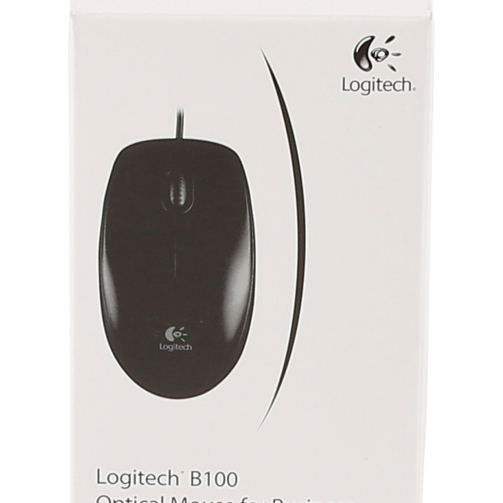 Logitech B100 souris Ambidextre USB Type-A Optique 800 DPI