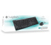 Logitech Wireless Combo MK270 clavier Souris incluse USB AZERTY Français Noir