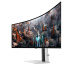 Samsung G93SC écran plat de PC 124,5 cm (49") 5120 x 1440 pixels Dual QHD OLED Argent