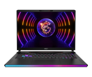 MSI Gaming Raider GE68HX 13VG-006FR Intel® Core™ i9 i9-13950HX Ordinateur portable 40,6 cm (16") Quad HD+ 32 Go DDR5-SDRAM 2 To SSD NVIDIA GeForce RTX 4070 Wi-Fi 6E (802.11ax) Windows 11 Pro Noir