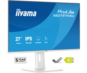 iiyama ProLite XB2797HSU-W1 écran plat de PC 68,6 cm (27") 1920 x 1080 pixels Full HD LED Blanc