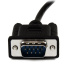 StarTech.com Câble Série RS232 Null Modem de 2m - Cordon DB9 Mâle Femelle - Câble Série Croisé avec Blindage Al-Mylar - Port série COM, Compatible avec les Appareils DTE, Noir, F/M