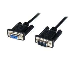 StarTech.com Câble Null Modem Croisé Série RS232 DB9 2 m - Noir