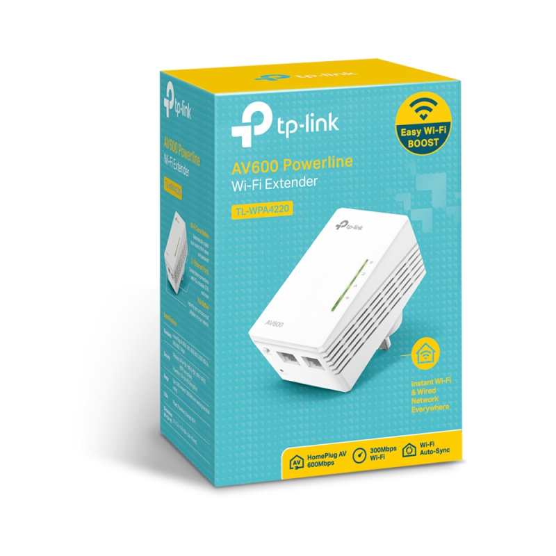 TP-Link TL-WPA4220 600 Mbit/s Ethernet/LAN Wifi Blanc 1 pièce(s)