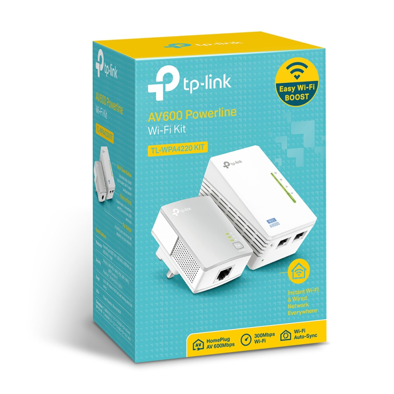 TP-Link TL-WPA4220 KIT 600 Mbit/s Ethernet/LAN Wifi Blanc 2 pièce(s)