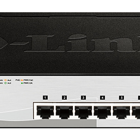 D-Link DGS-1210-08P commutateur réseau Géré L2 Gigabit Ethernet (10/100/1000) Connexion Ethernet, supportant l'alimentation via ce port (PoE) Noir