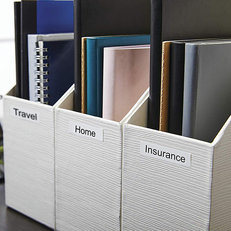 DYMO D1 étiquettes autocollantes authentiques | impression en noir sur fond blanc | 12 mm x 7 m | pour étiqueteuses LabelManager