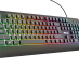 Trust Ziva clavier Gaming USB QWERTY Anglais Noir