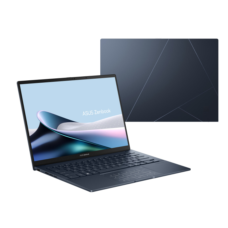 ASUS Zenbook 14 UX3405CA-DICQD1120X Intel Core Ultra 5 225H Ordinateur portable 35,6 cm (14") WUXGA 16 Go LPDDR5x-SDRAM 512 Go SSD Wi-Fi 7 (802.11be) Windows 11 Pro Bleu