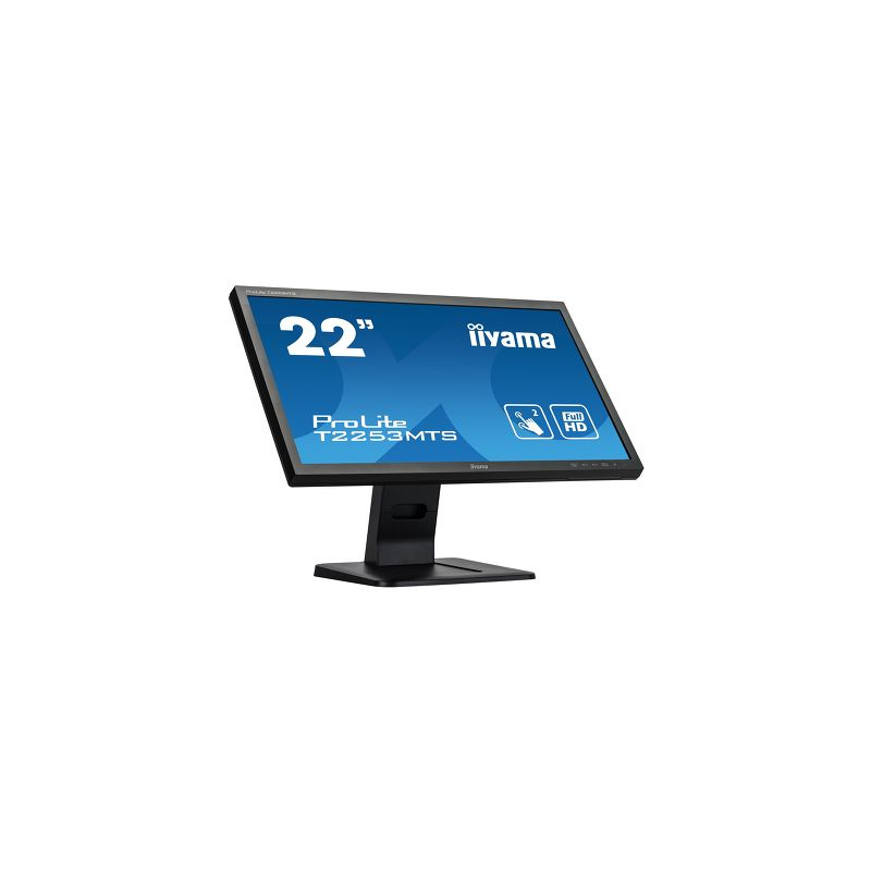 iiyama ProLite T2253MTS-B1 écran plat de PC 54,6 cm (21.5") 1920 x 1080 pixels Full HD LED Écran tactile Dessus de table Noir