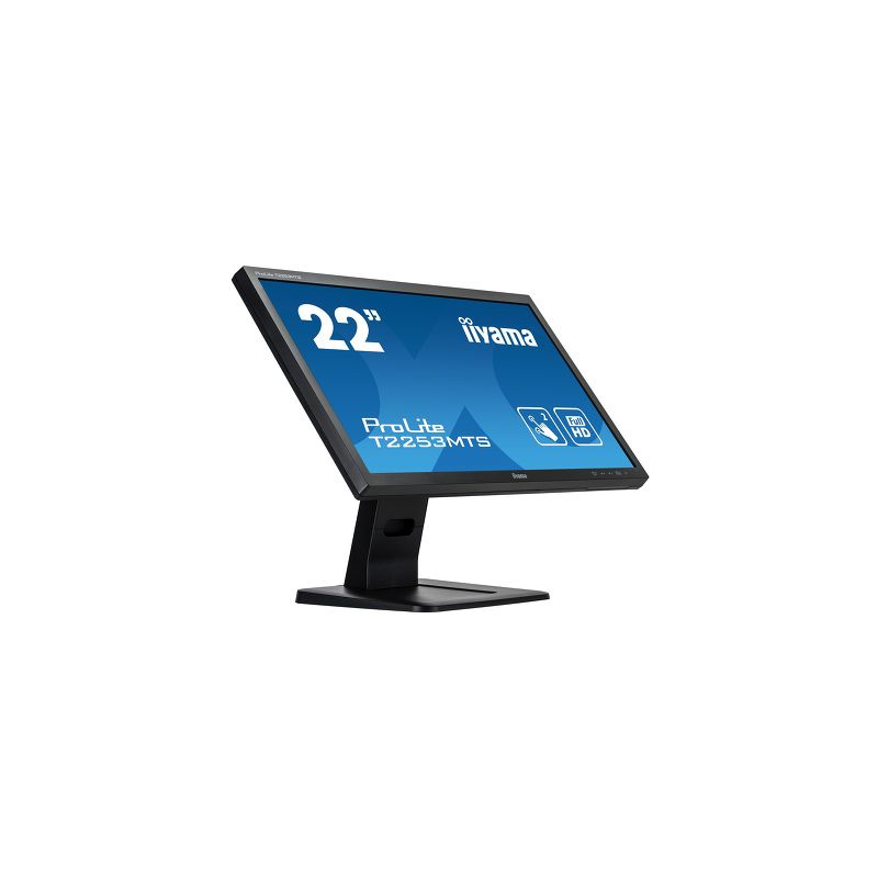 iiyama ProLite T2253MTS-B1 écran plat de PC 54,6 cm (21.5") 1920 x 1080 pixels Full HD LED Écran tactile Dessus de table Noir