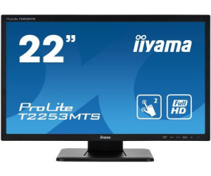 iiyama ProLite T2253MTS-B1 écran plat de PC 54,6 cm (21.5") 1920 x 1080 pixels Full HD LED Écran tactile Dessus de table Noir