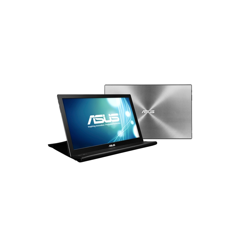 ASUS MB168B écran plat de PC 39,6 cm (15.6") 1366 x 768 pixels WXGA LED Noir, Argent