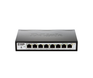 D-Link DGS-1100-08 Géré Gigabit Ethernet (10/100/1000) Noir