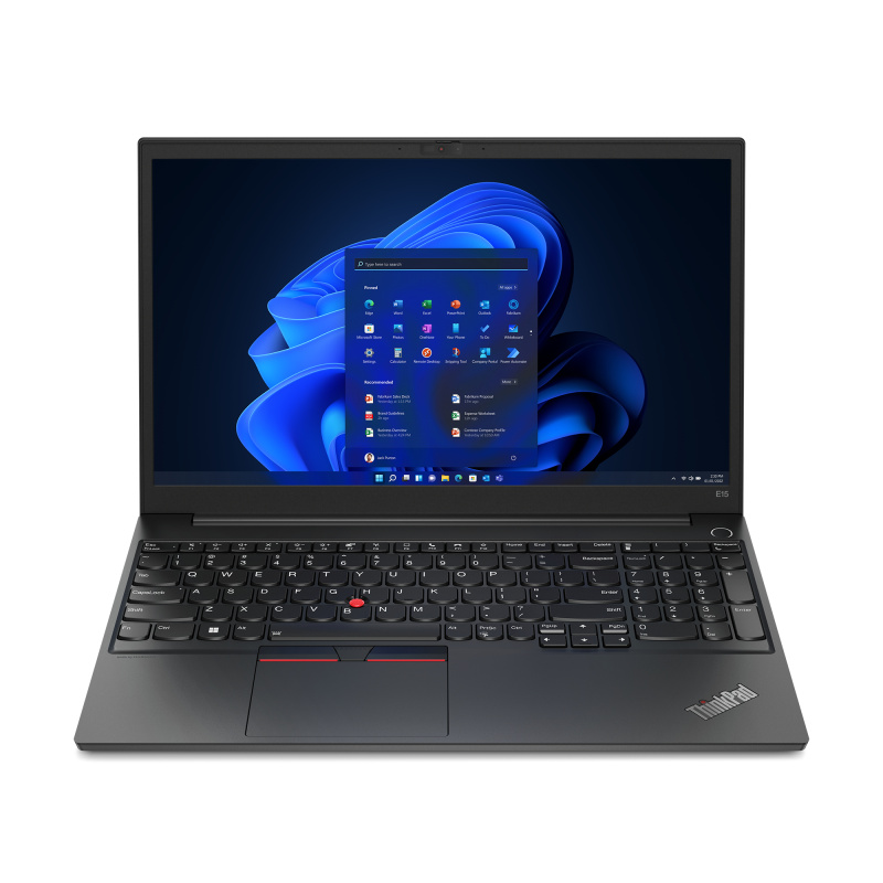Lenovo ThinkPad E15 Gen 4 (Intel) Intel® Core™ i5 i5-1235U Ordinateur portable 39,6 cm (15.6") Full HD 8 Go DDR4-SDRAM 256 Go SSD Wi-Fi 6 (802.11ax) Windows 11 Pro Français Noir