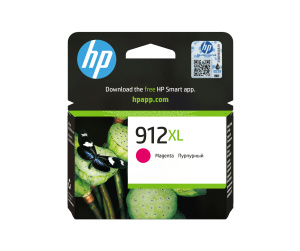 HP 912XL Cartouche d'encre magenta authentique, grande capacité
