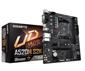Gigabyte A520M S2H carte mère AMD A520 Emplacement AM4 micro ATX