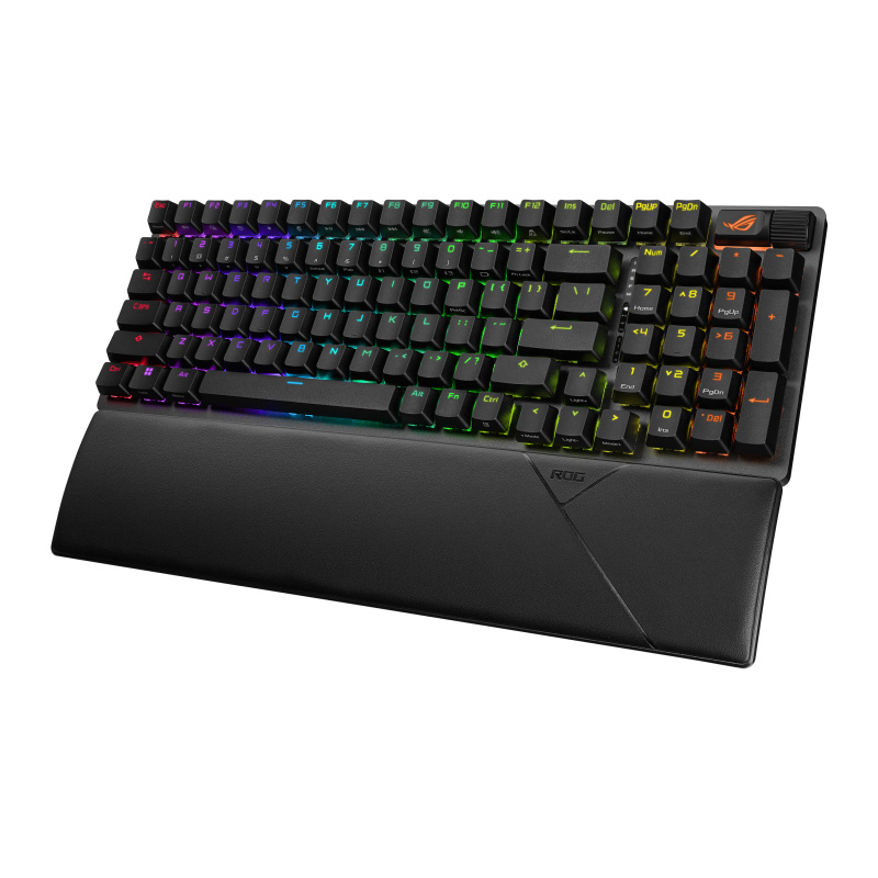 ASUS ROG Strix Scope II 96 Wireless clavier Jouer USB + RF Wireless + Bluetooth AZERTY Français Noir