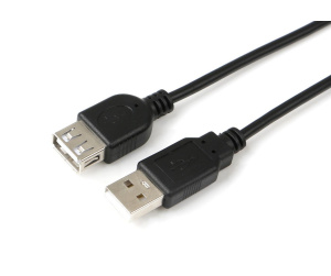 Microconnect USBAAF5B câble USB USB 2.0 5 m USB A Noir