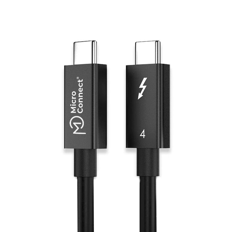 Microconnect TB4010 Câble Thunderbolt 1 m 40 Gbit/s Noir