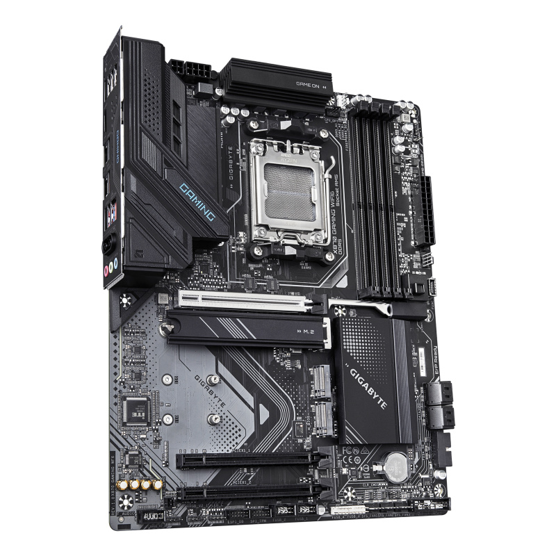GIGABYTE X870 GAMING WIFI6 Carte Mère - Prend en charge les processeurs AMD Ryzen 9000, 8+2+2 phases VRM, jusqu'à 8000MHz DDR5 (OC), 1xPCIe 5.0 + 2xPCIe 4.0, Wi-Fi 6, LAN 2,5GbE, USB 4