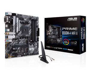 ASUS PRIME B550M-A WIFI II AMD B550 Emplacement AM4 micro ATX