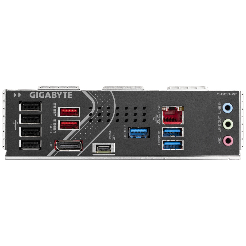 GIGABYTE Z890 EAGLE Carte Mère - Prend en charge les processeurs Intel Core Ultra (Série 2), VRM 14+1+2 phases, jusqu'à 8800MHz DDR5 (OC), 1x PCIe 5.0 M.2 + 3x PCIe 4.0 M.2, LAN 2,5GbE, USB4