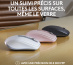 Logitech MX Anywhere 3S souris Bureau Droitier RF sans fil + Bluetooth Laser 8000 DPI