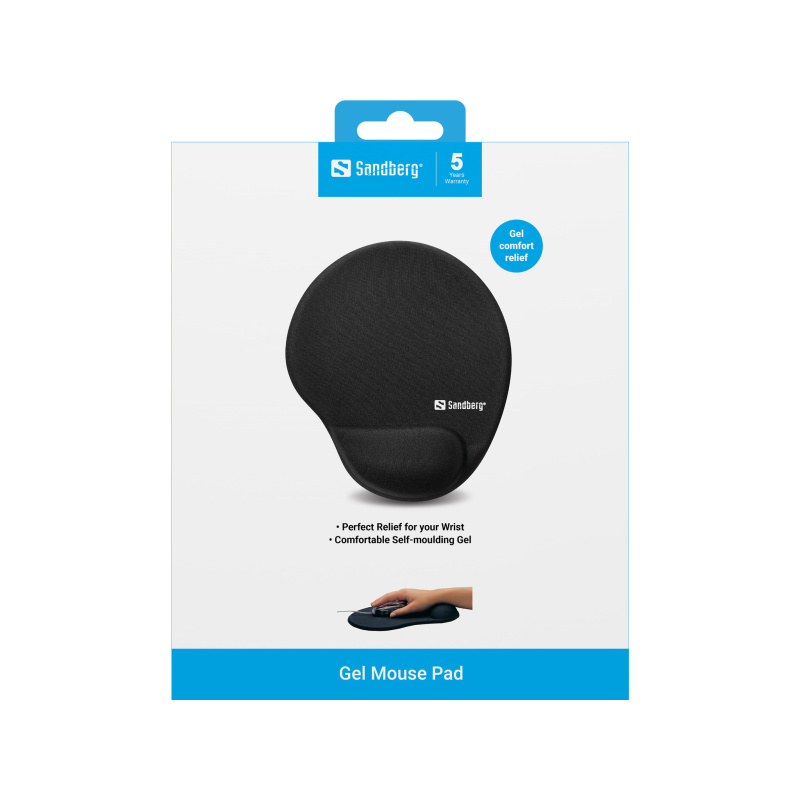 Sandberg Gel Mousepad with Wrist Rest
