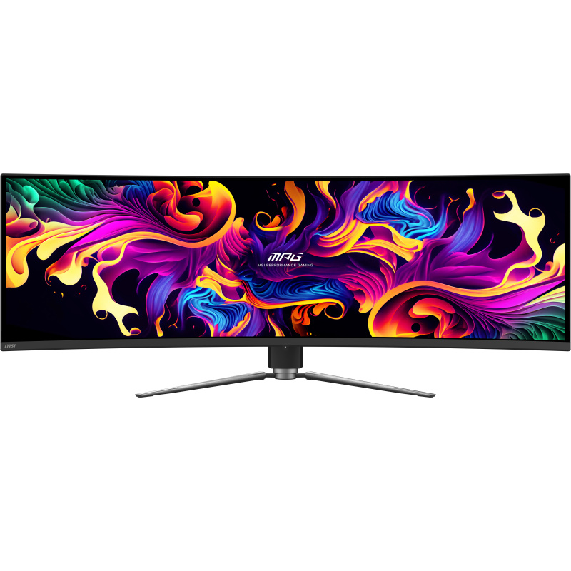MSI MPG 491CQPX QD-OLED écran plat de PC 124,5 cm (49") 5120 x 1440 pixels Dual QHD Noir