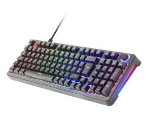 Mars Gaming MKPROYFR clavier USB AZERTY Français Noir